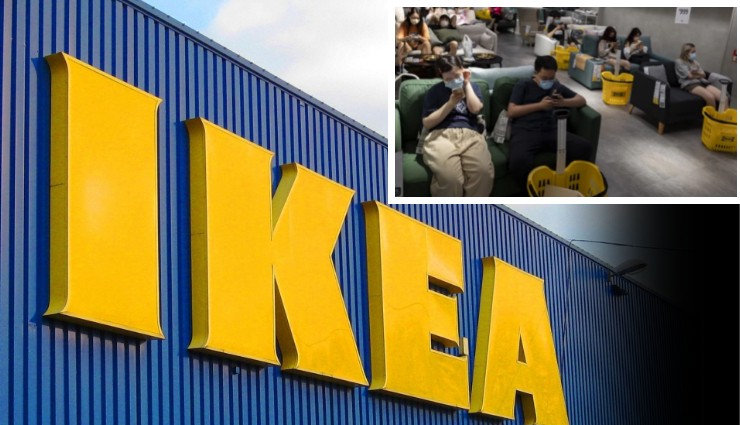 IKEA'da Zorla Karantinaya Alınan Müşteriler Kaçtı!