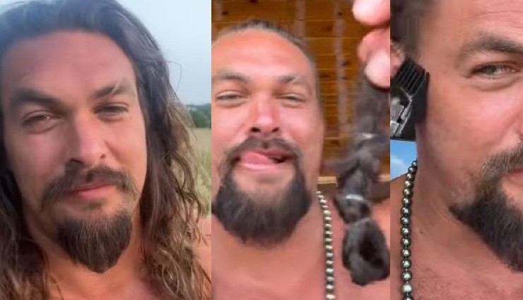 Momoa Doğa İçin Saçlarını Kesti!