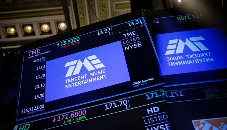 Tencent Music Entertainment Borsa'da!