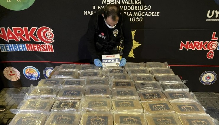 Mersin Limanı'nda 45 Kg Kokain Ele Geçirildi!