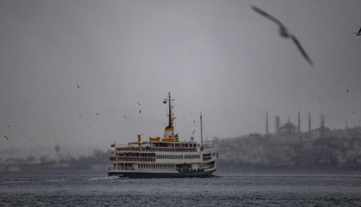 İstanbul'da Vapur Seferlerine Hava Engeli!