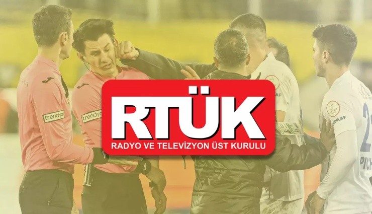 RTÜK'ten Spor Programlarına Uyarı!