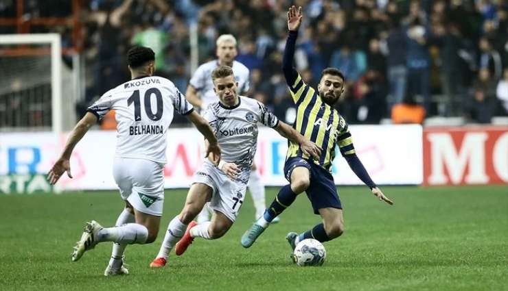 Fenerbahçe'ye Adana'da Soğuk Duş!
