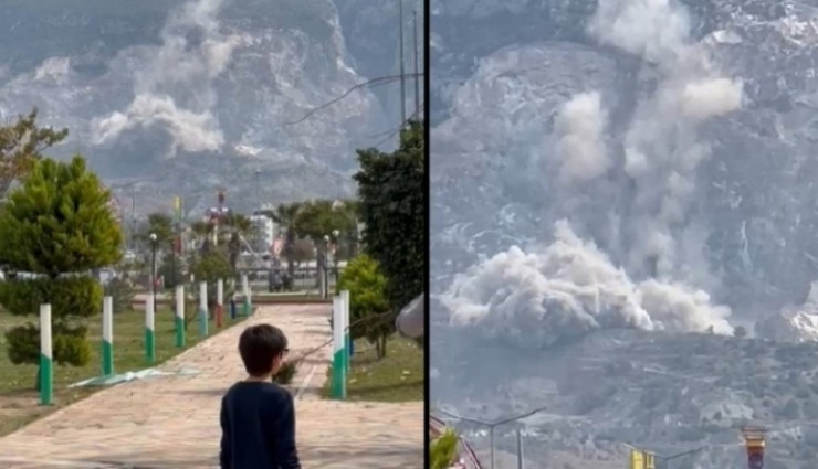 Hatay’da Korkutan Patlama!