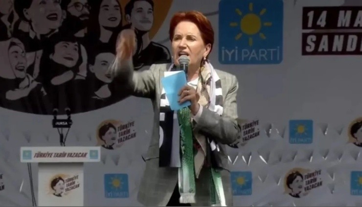 Akşener: 'Mezar Kazarken, Petrol Bulmuş'