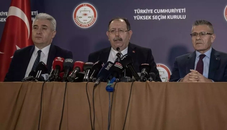 YSK Başkanı Yener Milletvekili Dağılımını Açıkladı!