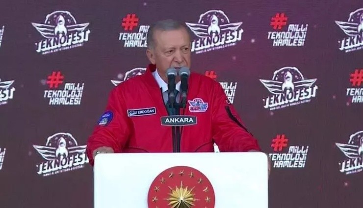 Cumhurbaşkanı Erdoğan Teknofest'te!