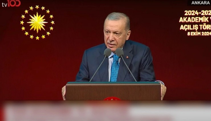 Erdoğan, Akademik Yıl Açılış Töreni'nde Konuştu!