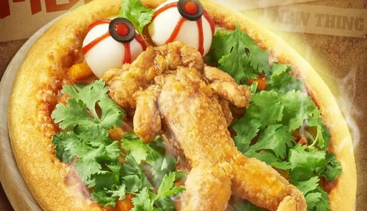 Çin Pizza Hut’ta Yeni Trend: Kurbağalı Pizza!