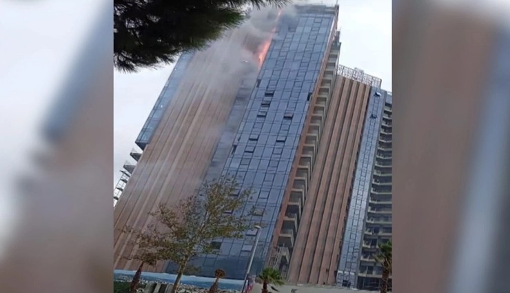 Sarıyer'de Otel İnşaatında Yangın!