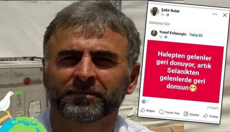 'Selanik' Paylaşımı Yapan Müdür Görevden Alındı!