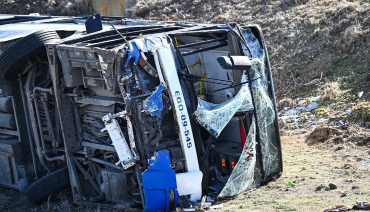 Ankara’da EGO Otobüsü Devrildi: 16 Yaralı!