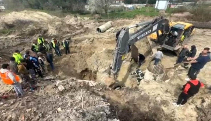 Tekirdağ'da Hızlı Tren Çalışması Sırasında Göçük!