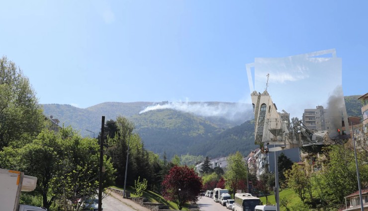 FLAŞ!: Uludağ Eteklerinde Yangın!