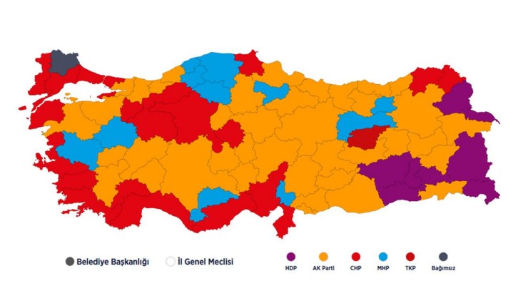 Türkiye Haritasının Rengi Böyle Değişti!