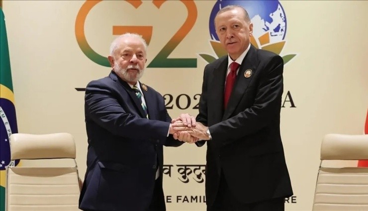 Erdoğan, Lula da Silva İle Görüştü!