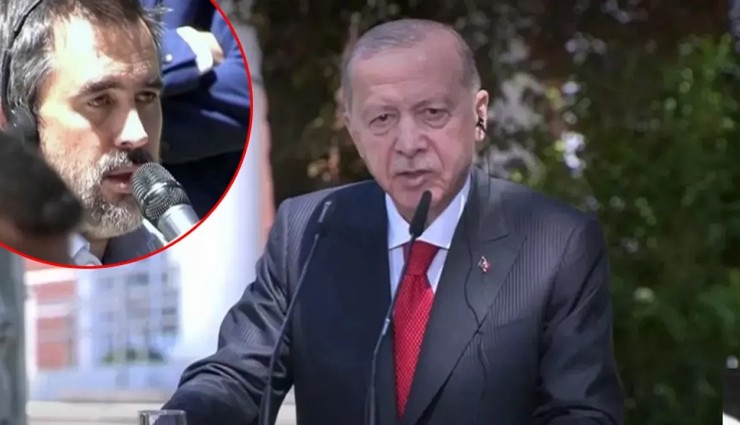 Erdoğan'dan İspanyol Muhabire: 'Bana Başını Sallama!'