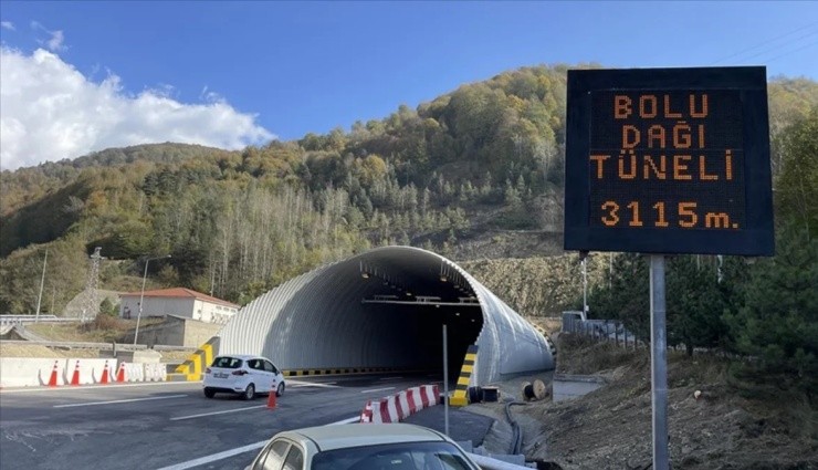 Bolu Dağı Tüneli İstanbul Yönü, 50 Gün Ulaşıma Kapatılacak!