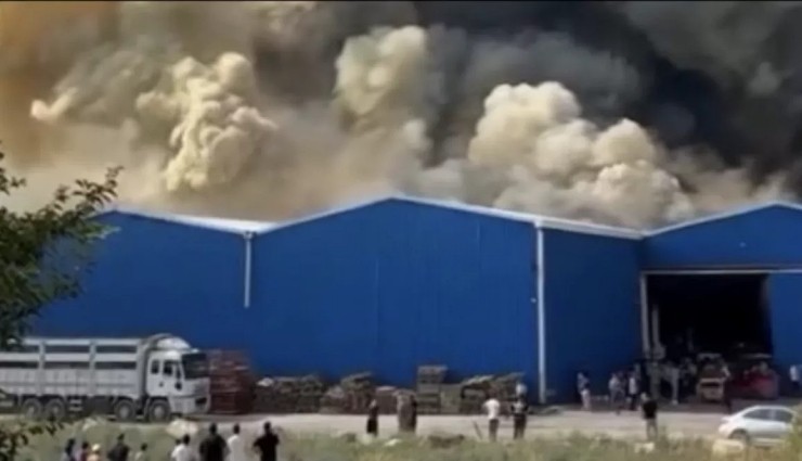 Bursa'da Kağıt Fabrikasında Yangın!