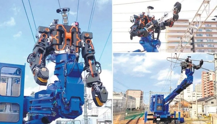Japonya'da 12 Metrelik İnsansı Robot Tanıtıldı!
