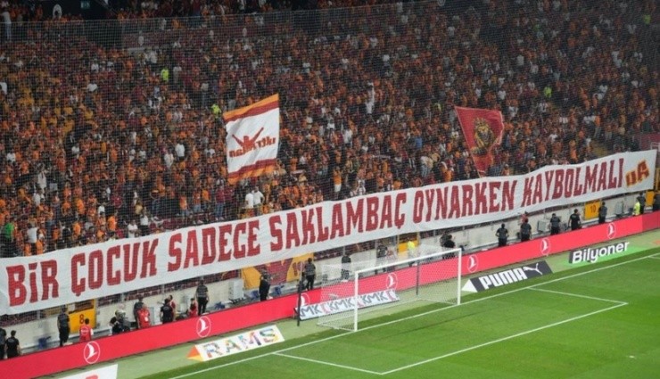 Galatasaray Taraftarından Narin Güran İçin Pankart!