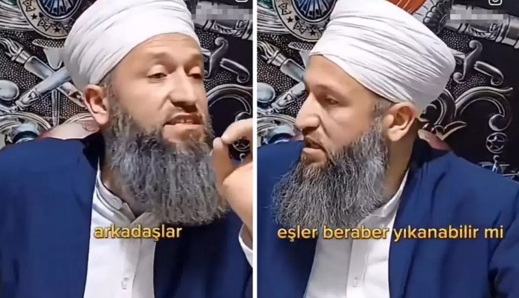 Eşler Beraber Yıkanabilir mi? Verdiği Cevap Tepki Çekti!