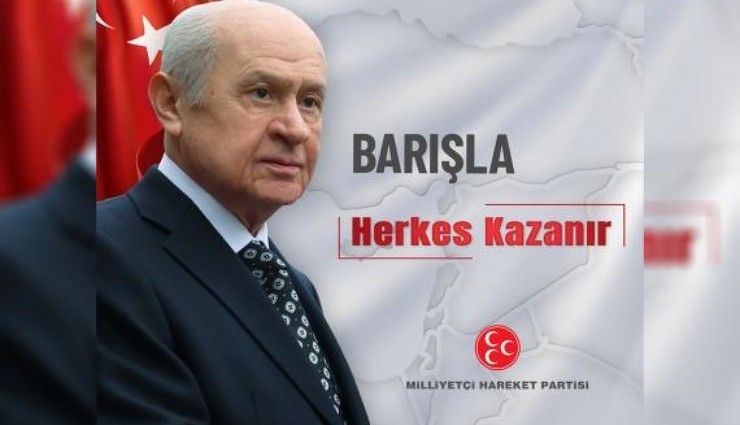 MHP'den Yeni Paylaşım: 'Barışla Herkes Kazanır'