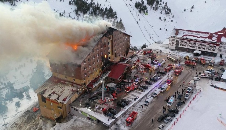 Otel Yangınına İlişkin 4 Kişi Gözaltına Alındı!