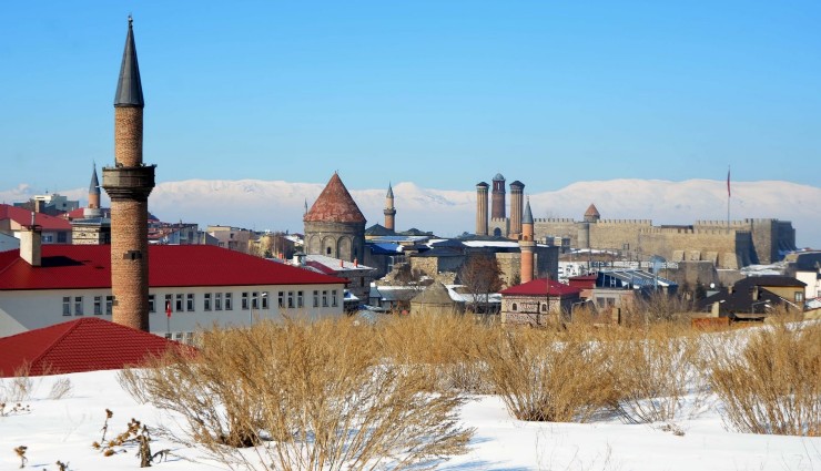 Erzurum’da termometreler -26’yı gösterdi!