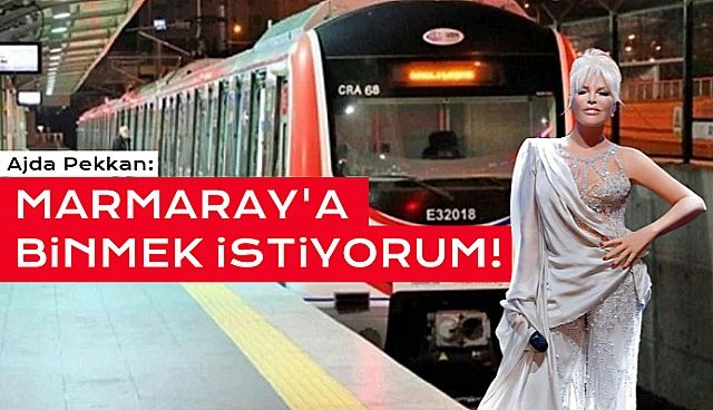 Ajda Pekkan'In Marmaray Merakı!