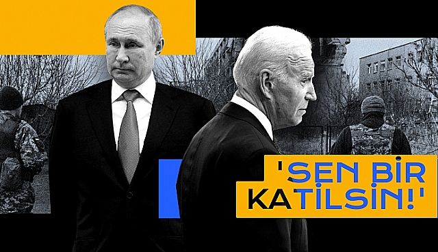 Bidendan Putine: 'Haydut, Katil Diktatör'