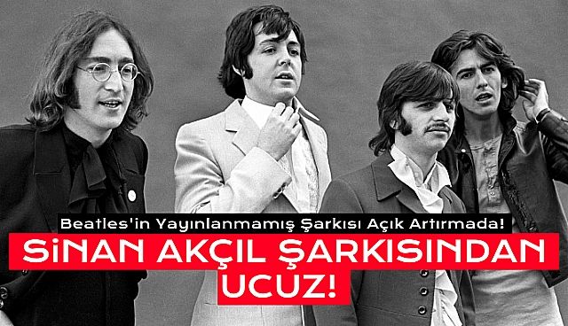 Efsanevi Grubun Yayınlanmamış Şarkısı Açık Artırmada!