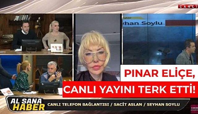 Pınar Eliçe, Ağlayarak Yayını Terk Etti